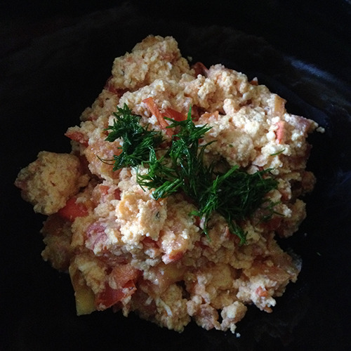 Tomato Scrambled Eggs