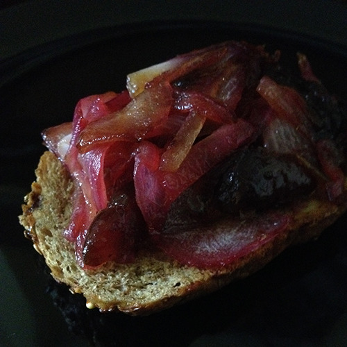 On Toast: Caramelized Onions And Dates