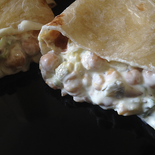 Chickpea Salad Wrap