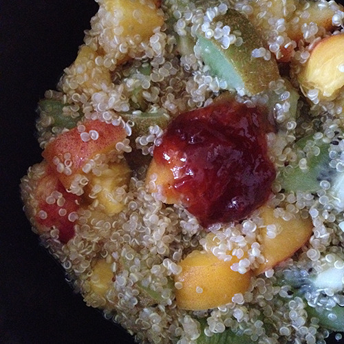 Kiwi Peach Quinoa