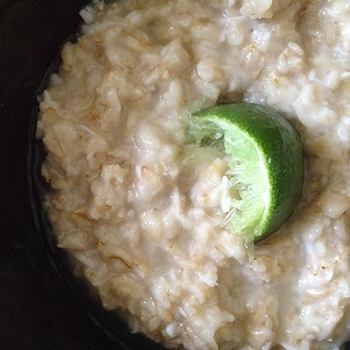 Coconut and Lime Oatmeal