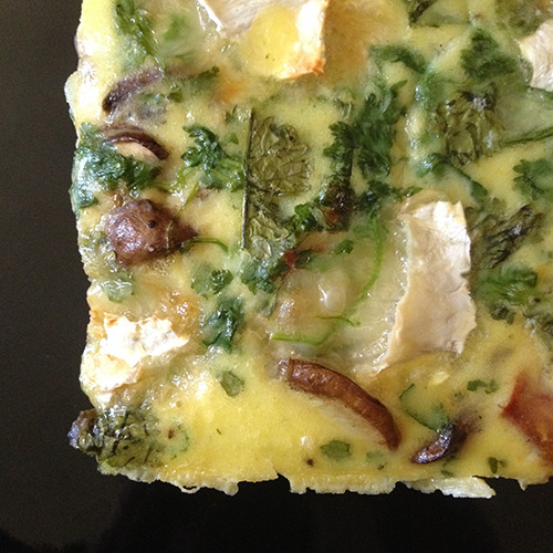 Mushroom Fritata