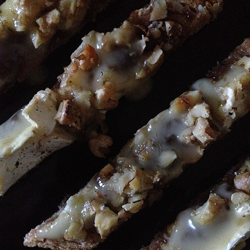 Toasted Camembert, Walnut, and Fig Tartine